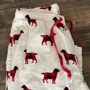 Dog print cozy PJ pants from L.L. Bean